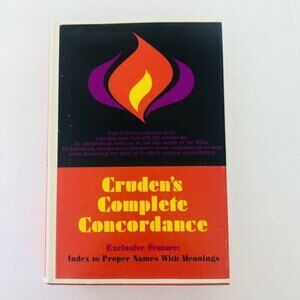 Crudens Complete Concordance Zondervan Publishing Twelfth Printing 1974 HC DJ